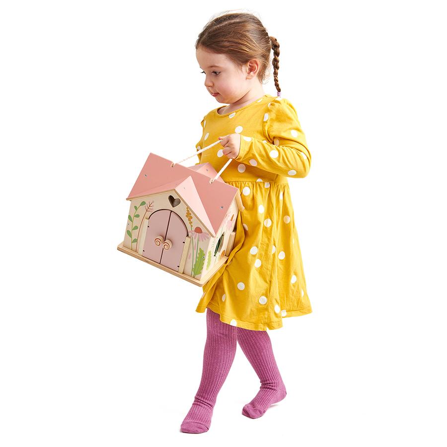 spencer rose toy Rosebud Village Rose Cottage Dolls House ?LIMITED-TIME OFFER ? Press The  Doorbell And Let The People main image 1
